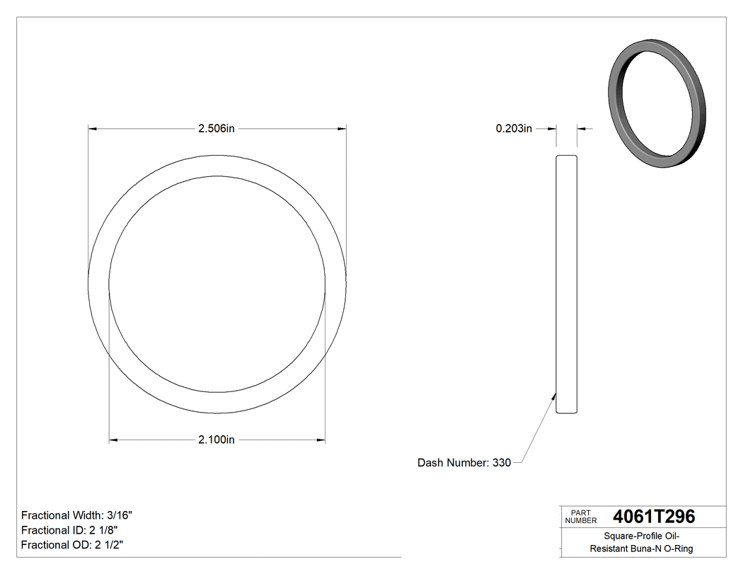 Technical drawing - 4061T296